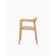 Fika Dining Armchair Untreated Teak Flax Rope