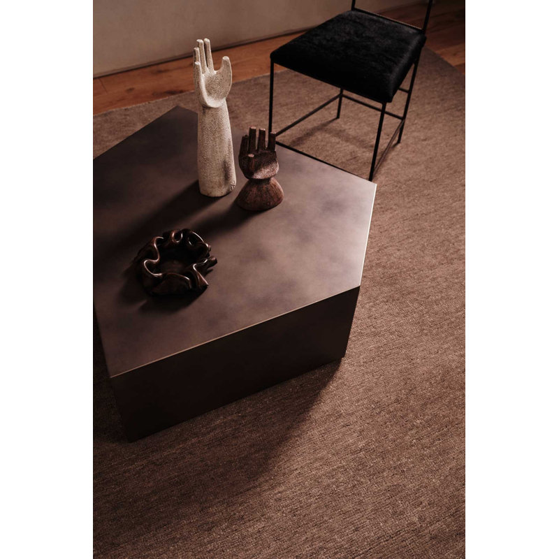 The Rug Company Caliche Area Rug, Taupe, Rectangle 8' x 10'