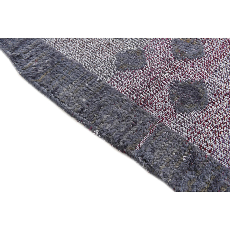 Tapis gris 5 x 8 Porcaro