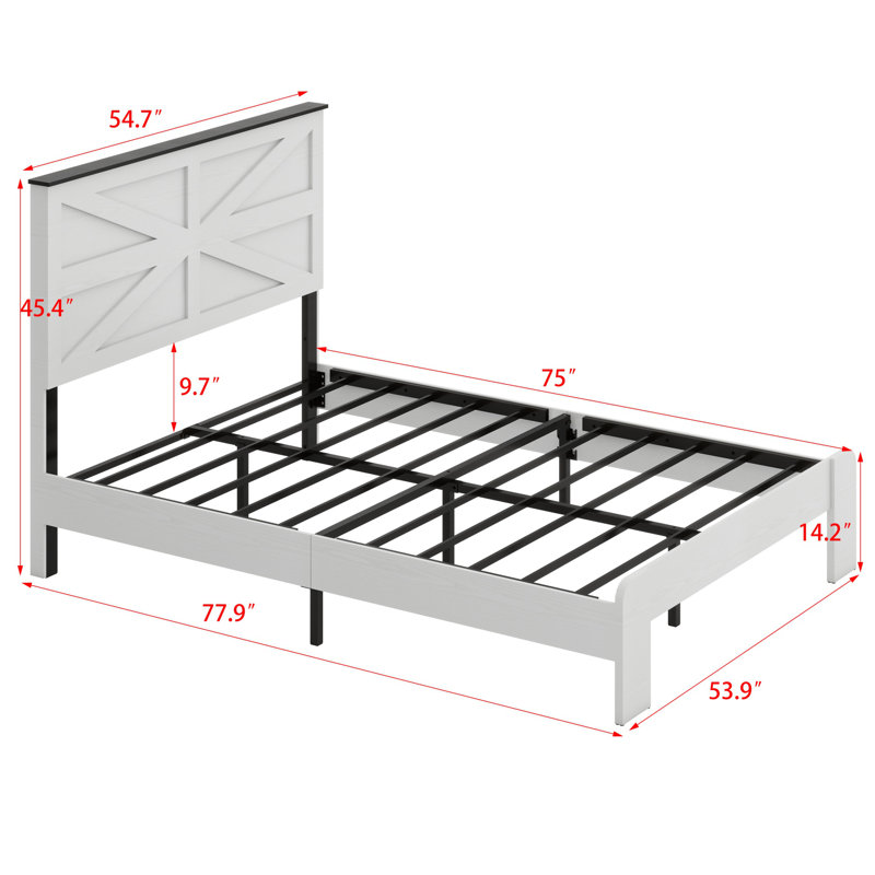 Tête de lit, tête de lit en bois, grand rangement sous le lit