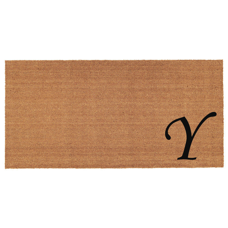 Tapis d'entrée antidérapant Zebrowski, Y, Rectangle 3 pi x 6 pi