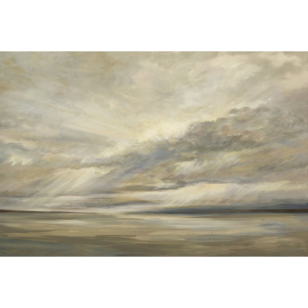 Leinwandbild Storm on the Bay von Sheila Finch