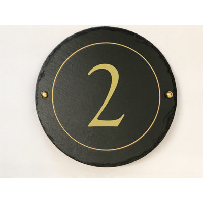 Easingwold 24cm H Stone House Number