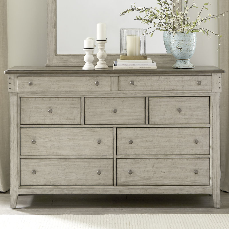 Commode double 9 tiroirs Cathleen