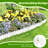 15cm H x 40cm W Plastic Lawn Edging