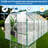 Heavy Duty 6X12 Ft Polycarbonate Greenhouse - For Backyard With Door And Drainage Walk-In Ventilation System Outdoor-126021852