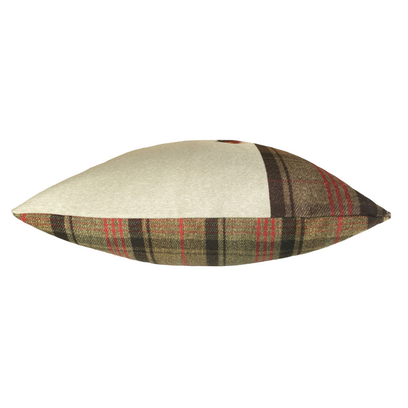 Plaid Rectangular Cushion Cover