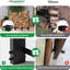 Support à bois d'extérieur robuste en bois forgé Jepson