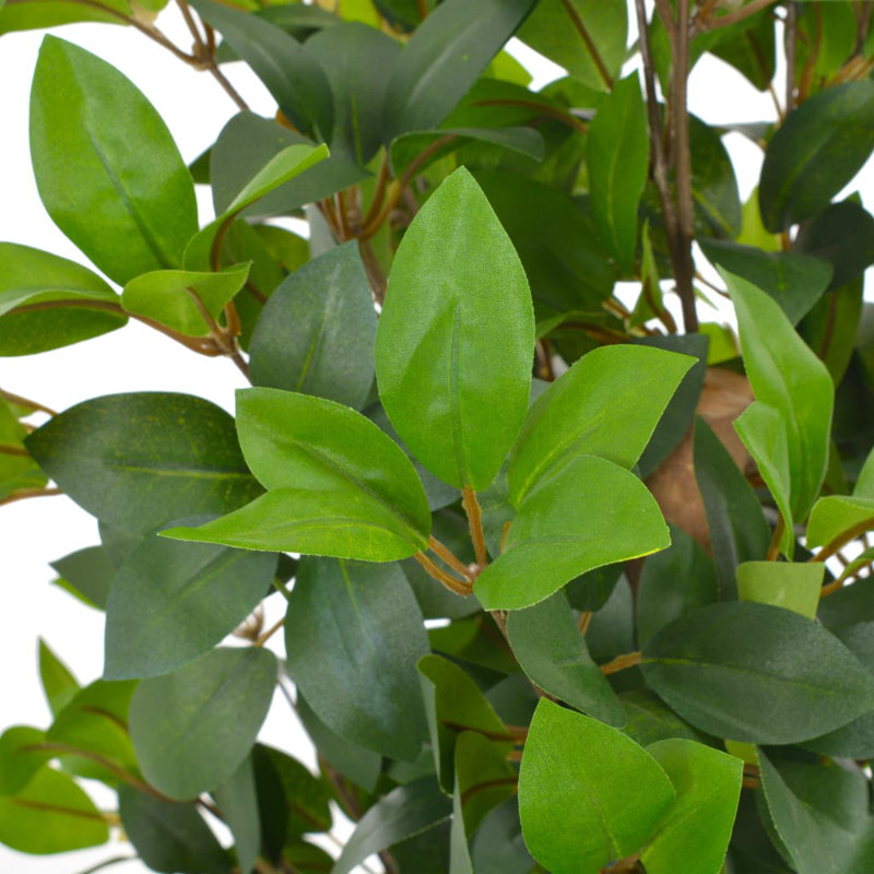 150cm Faux Laurel Tree in Wood Pot