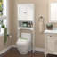 Armoire de rangement au-dessus de la toilette, tablette de salle de bain