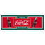 Tapis rouge antidérapant 2 x 5 Coca-Cola