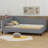 L-Shaped Daybed,With Solid Wood Legs