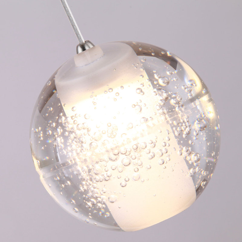 Luminaire suspendu sphère à DEL 9 lumières Veroniza