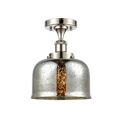 Alixs Glass Semi Flush Mount