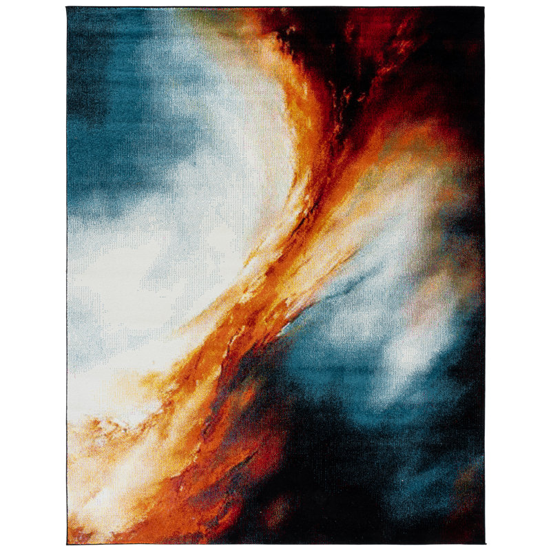 Galaxy Performance Abstract Rug, Rectangle 8' x 10'