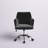 Sekani Velvet Ergonomic Swivel Adjustable Height Task Chair-1345360722-1345360720