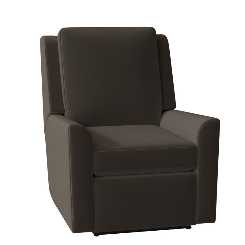 Hickory 32" Wide Genuine Leather Standard Recliner, 1181 Pearl, Manual, Swivel Glider
