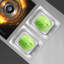 Ensemble de deux casseroles de table en acier inoxydable Callier