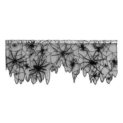 Creepy Crawly Floral Swag Window Valance
