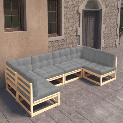 Ensemble de conversation modulaire avec coussins