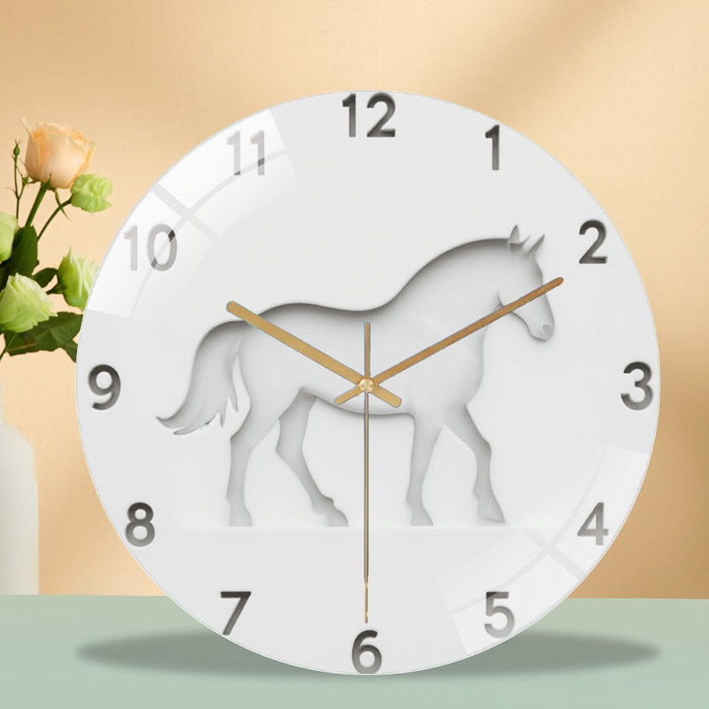 Horloge murale élégante 12 po