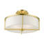 Plafonnier semi-encastré 3 lumières 16 po Charlieann-54284035