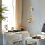 Applique murale en laiton 3 lumières avec globes en verre gris Modern Light-2065888024-2065888027