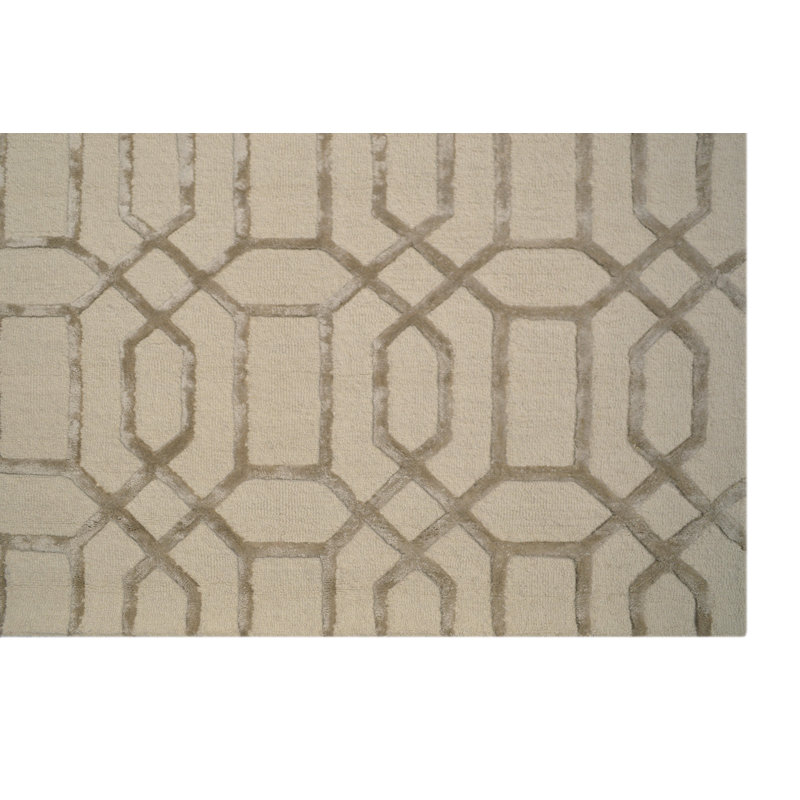 Vegas Geometric Wool Hand Woven Area Rug, Rectangle 200 x 300cm