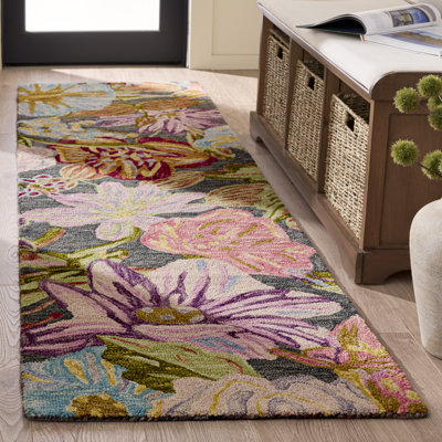 Jardin Hand Tufted Wool;Cotton Floral Indoor Rug