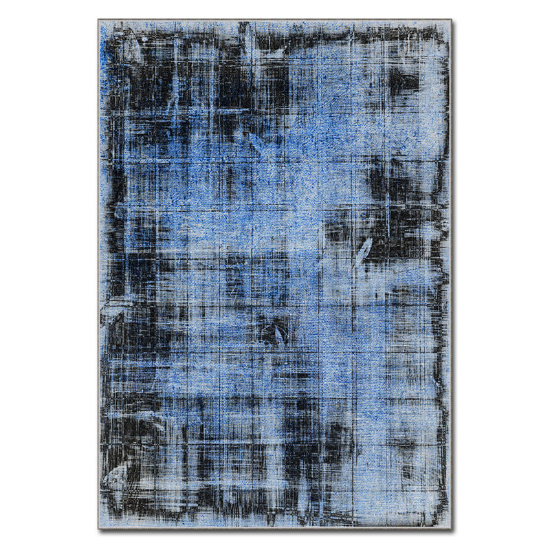 Luxurious Area Carpet (5.2 x 7.5 ft), 100% Polyester, 740 g/m² | Soft Velvet Fabric with Non-Slip Felt Dot Underside, Laminated Sponge for Comfort | Easy to Clean, Machine Washable at 86°F | Ideal for Living Room & Bedroom Decor