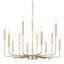 Lustre classique à 12 lumières de style bougie Loyd-471320950