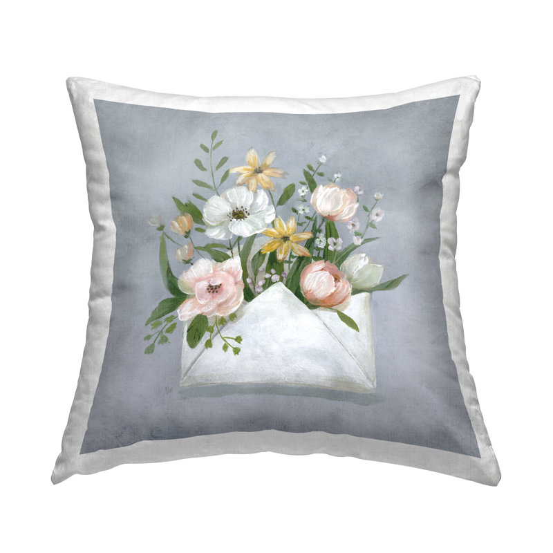 Floral Throw Pillow