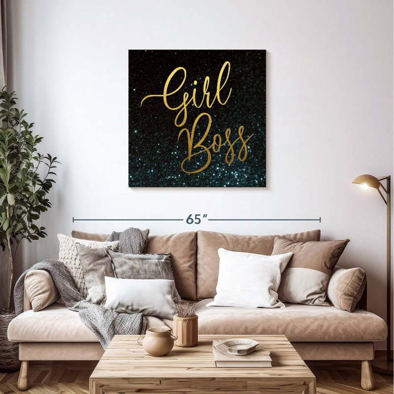 Tergel Glitter Girl Boss I, H 36 po x l 36 po