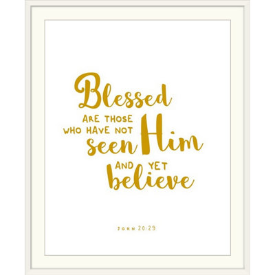 «John 20:29 - Scripture Art», art textuel