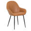 Chaise rembourrée moderne Girardi - Siège d'appoint sans accoudoirs avec pieds en métal pour la cuisine ou le bureau-1498376339