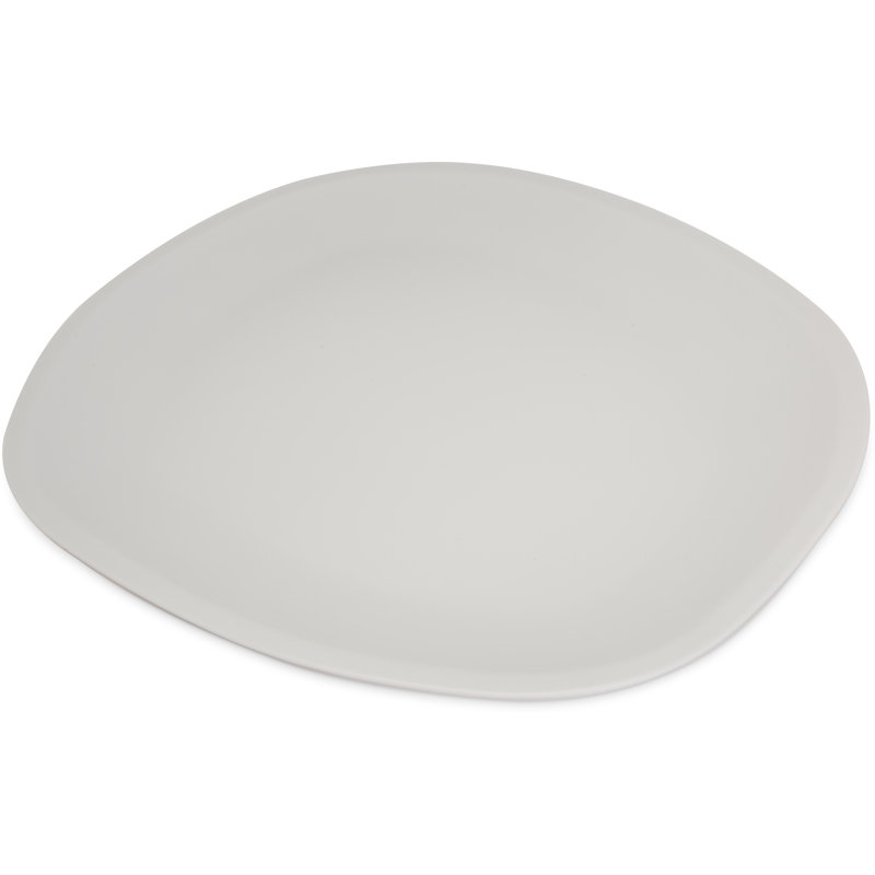 Plateau oblong en mélamine 18 po, pierre, paquet de 6, Ciment
