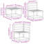304cm Wide Patio Sectional Set