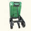 Camion à benne basculante pliante de jardin en poly avec cadre en acier 10 pouces. Pneu pneumatique capacité du corps 300 Lb 55 L
