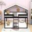 Lit superposé simple en bois avec tente de jeu-1471940210