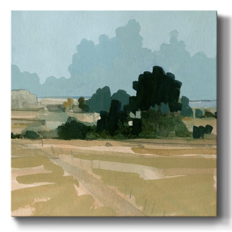 Toile tendue Mute Distant Shoreline II-Gallery, H 16 po x l 16 po x P 1,5 po