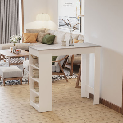 Rectangular Wood Outdoor Bar Table , cm W 50cm cm D