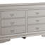 Commode Lorana G6500-D, argent champagne (commode)