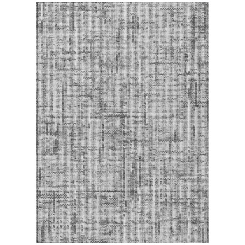 Machine Washable Indoor/Outdoor Colman ACN2130 Striped Rug, Rectangle 2'6" x 3'10"