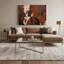 «Southwestern Patterns Cowhide», art mural en toile brun 208-862177009