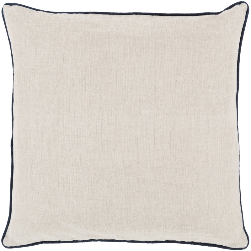 Lightle Linen Reversible Throw Pillow, Pillow Cover Only - No Insert, Violet, 20" x 20"