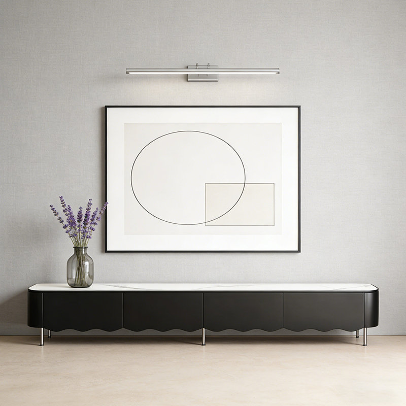 Hollaway, White/Black, 15.74"H x 94.48"L x 13.77"W