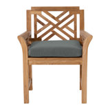 Monterey Outdoor 5 - Piece Teak Dining Set with Cushions