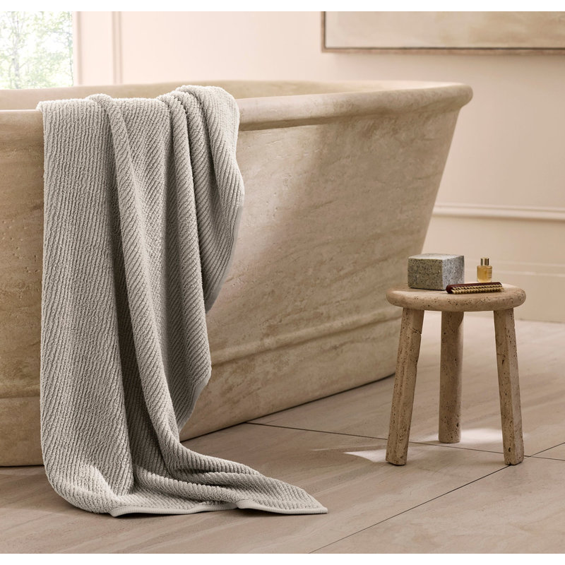 Turkish Ribbed Bath Sheet Set