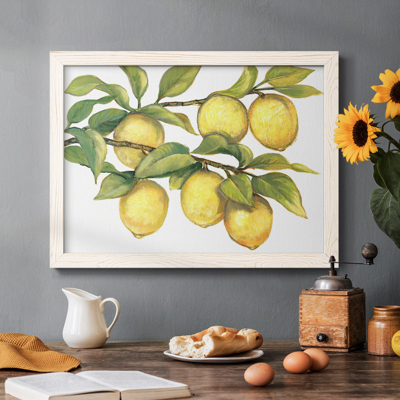 «Ripe For Picks II», peinture sur toile encadrée, Blanc, H 26 po x l 38 po x P 1,5 po