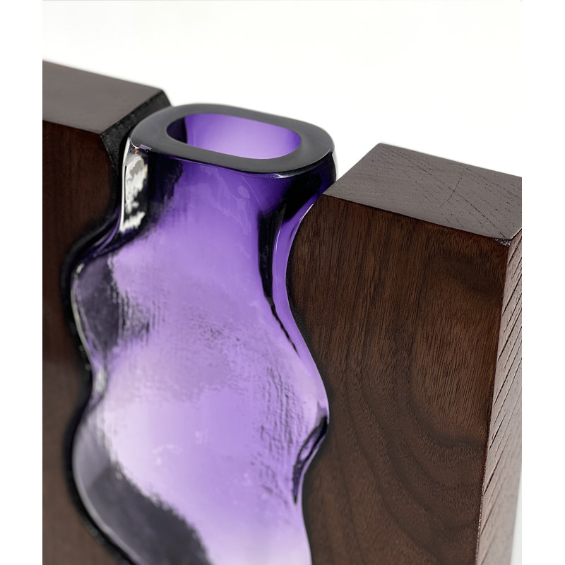 Handmade Wood Table Vase